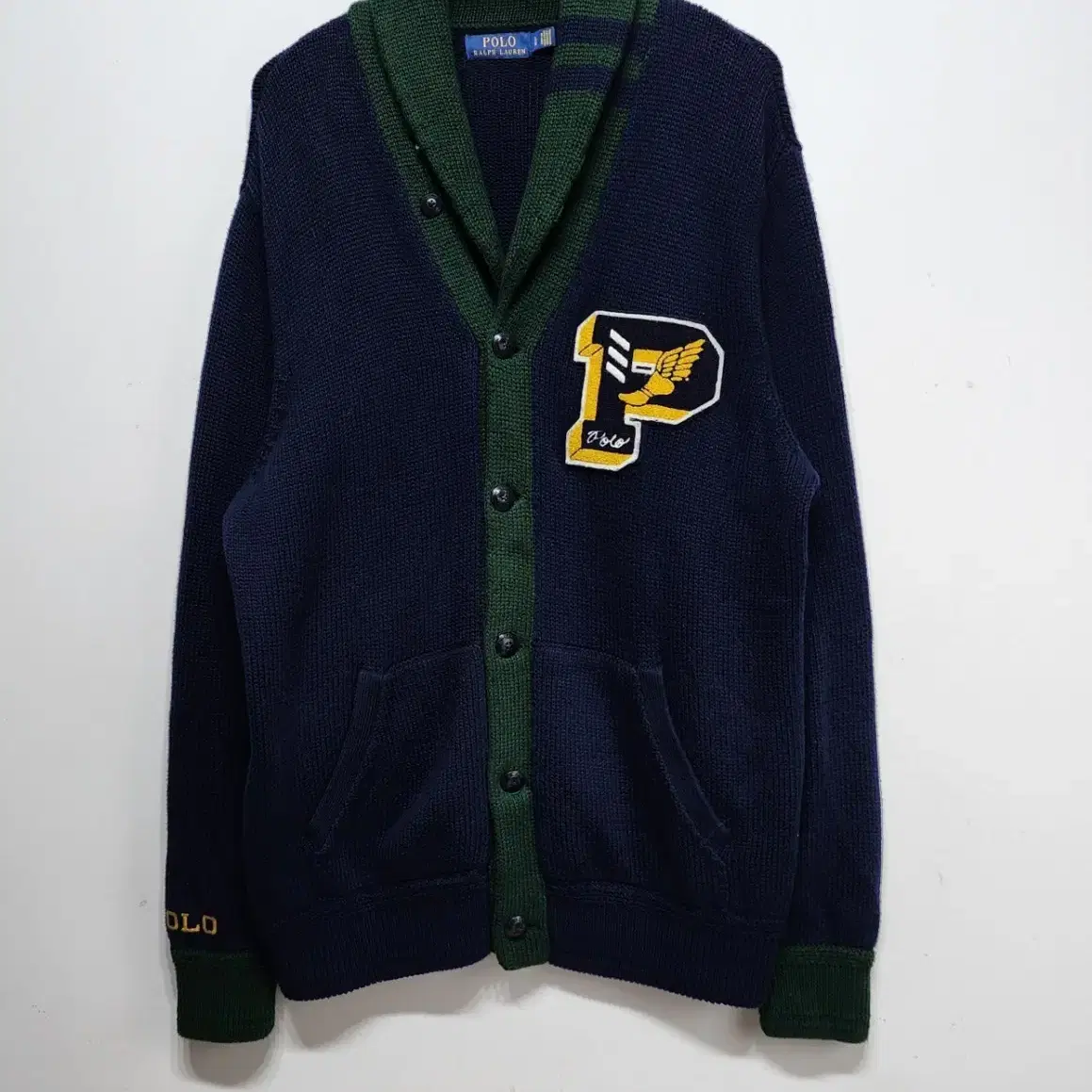 폴로랄프로렌 POLO RALPH LAUREN 숄카라 니트가디건 스웨터L