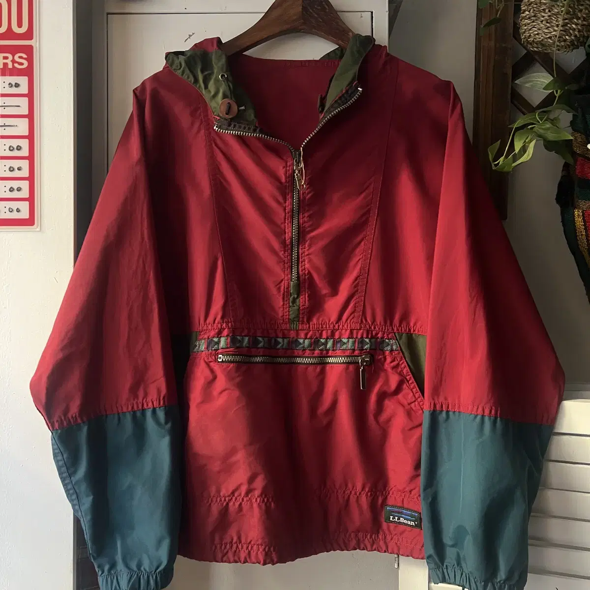 [M]90's L.L.Bean USA 엘엘빈 마운틴 아노락 나일론 자켓