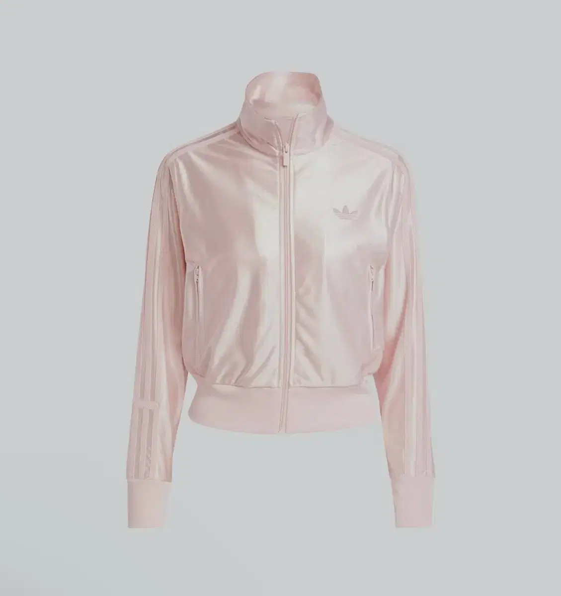 Adidas Firebird Fitted Track Top - Sandy Pink (XS)