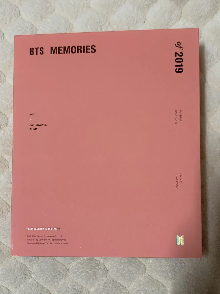 bts 방탄소년단 메모리즈 2019