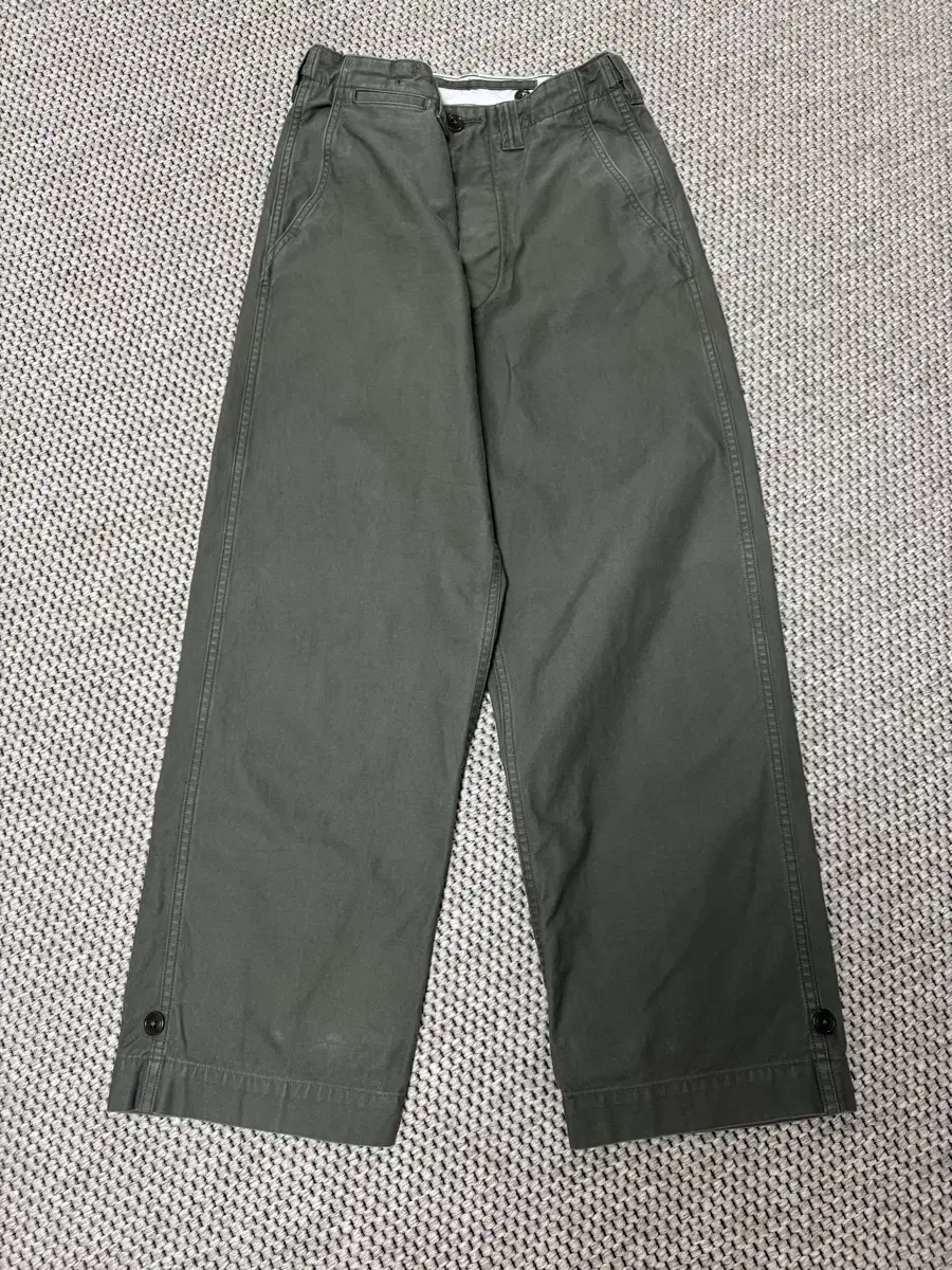 빅얀크 big yank M1945 trousers sateen olive