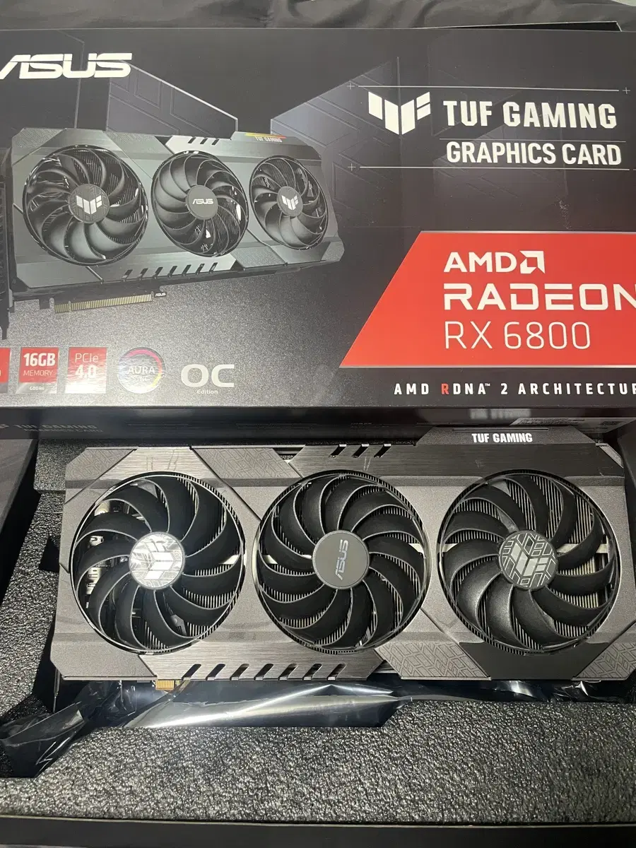 라데온 RX6800 TUF GAMING