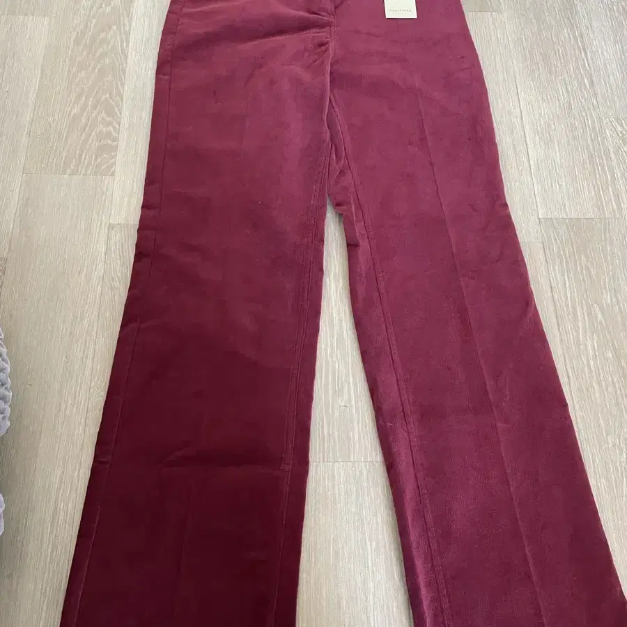 포니테일 new jenner corduroy pants(버건디 레드)택포