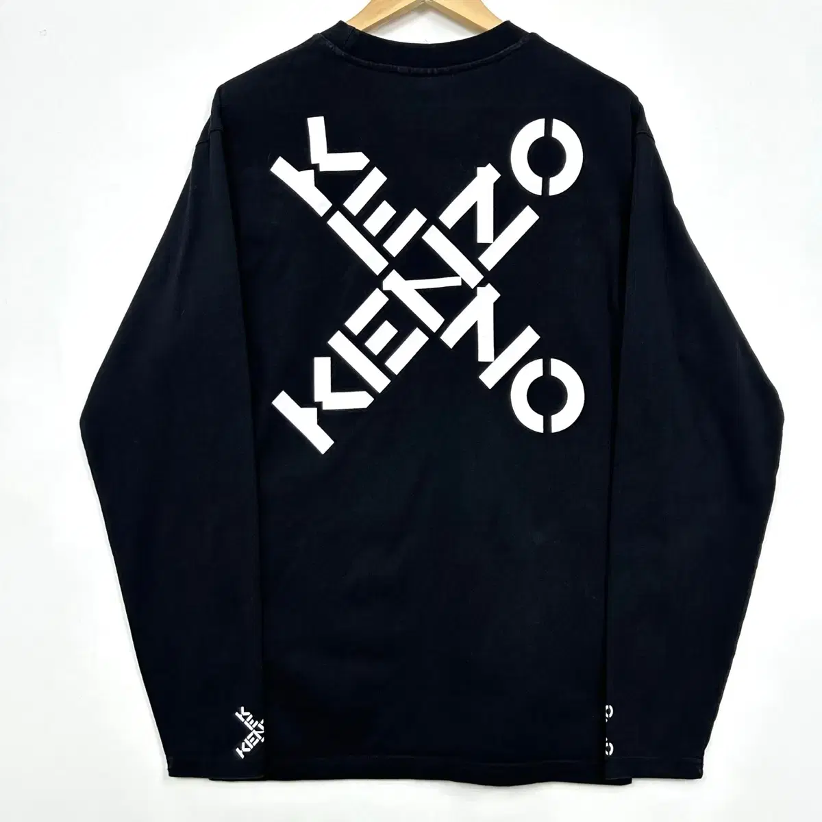 KENZO 겐조 크로스 스펠아웃 제팬 스트릿 슬리브