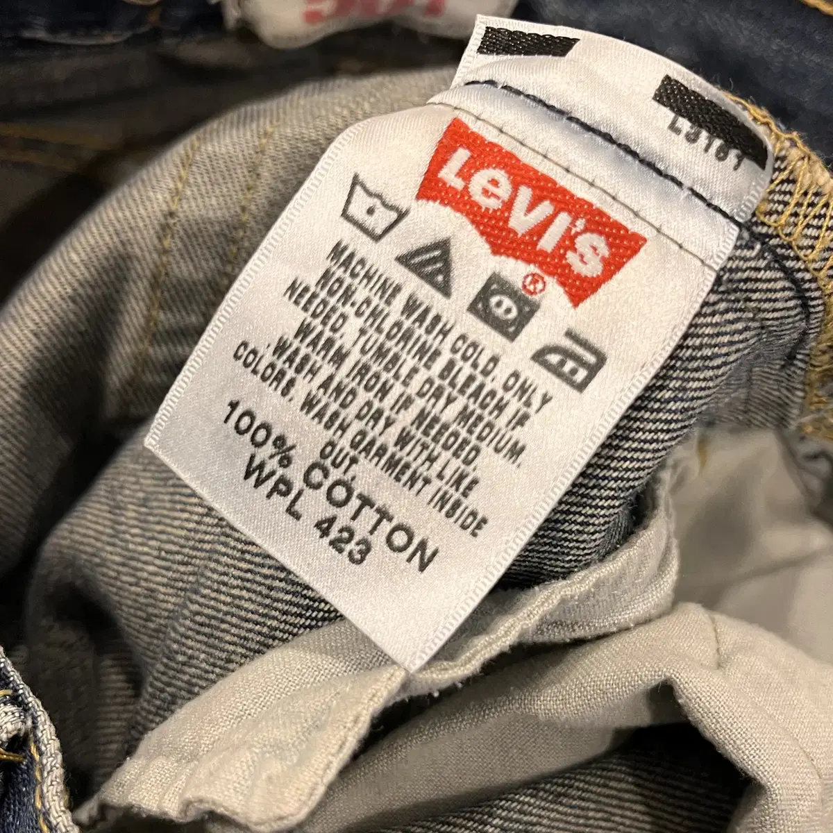 Levis 리바이스 501 빈티지 패치 컷팅 데님 팬츠 (29inch)