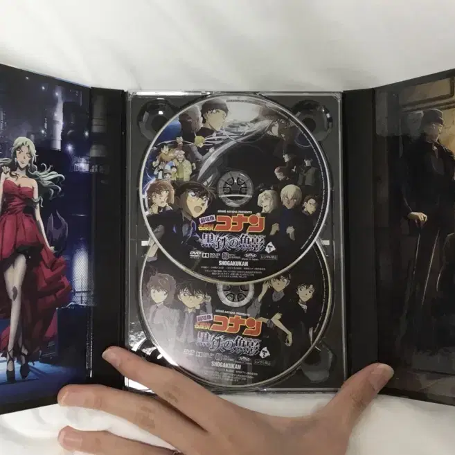 코난 흑철의어영 한정판 dvd 호화판 특전포함 하이바라극장판블루레이