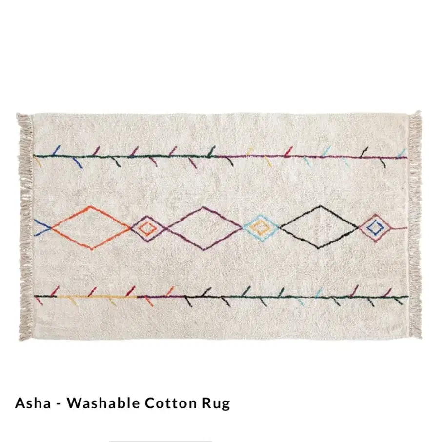 알론맨션 Asha - Washable Cotton Rug