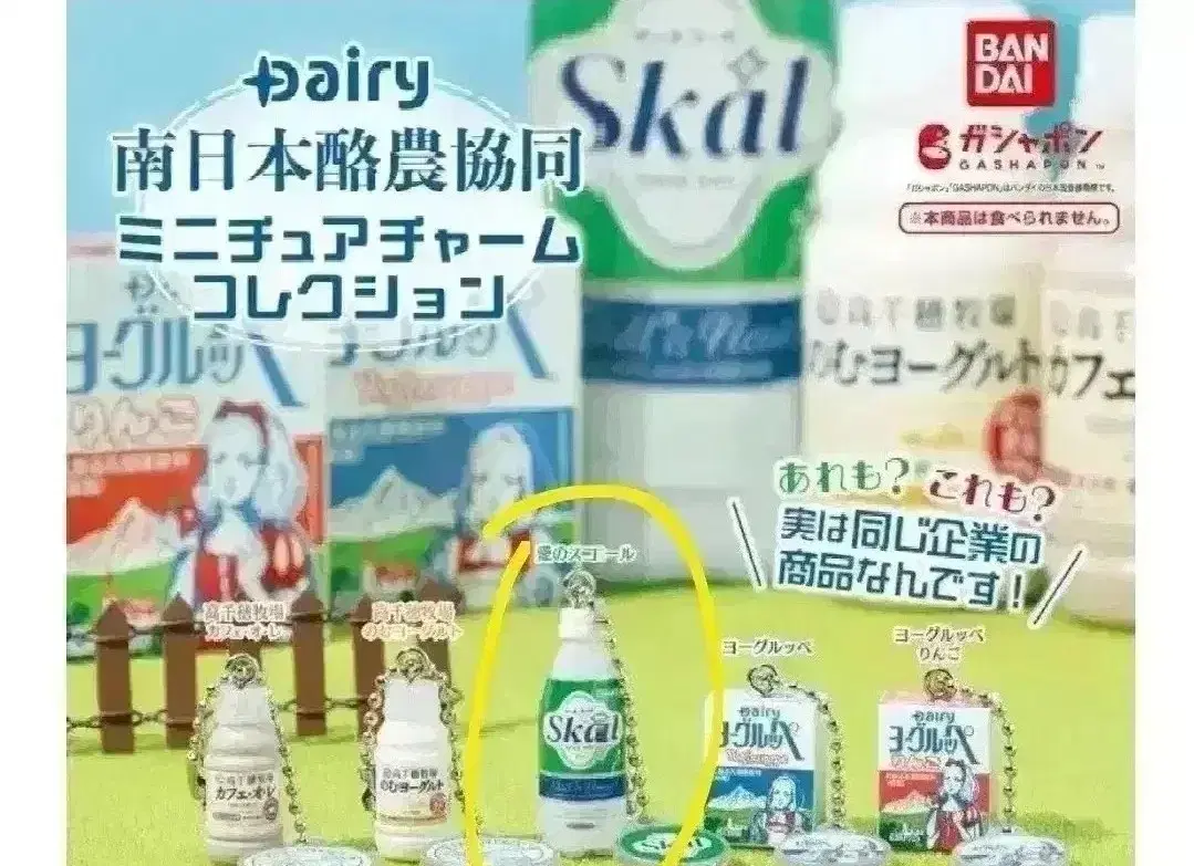 일본 가챠) Dairy 요구르트 skal 가챠