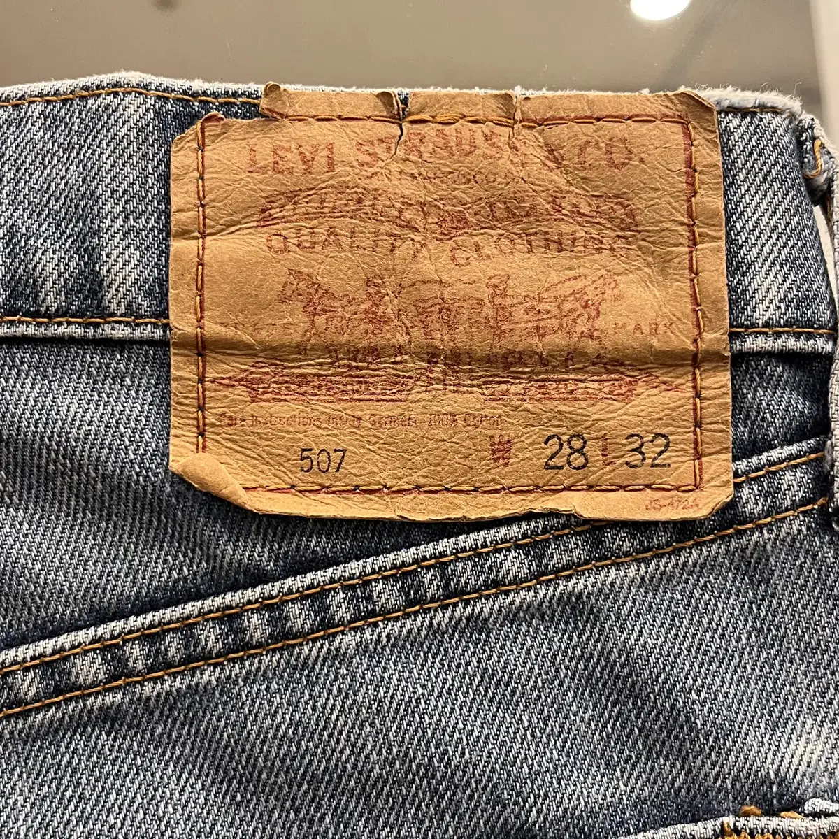 90s Levis 리바이스 507 데님 팬츠 (made in japan)