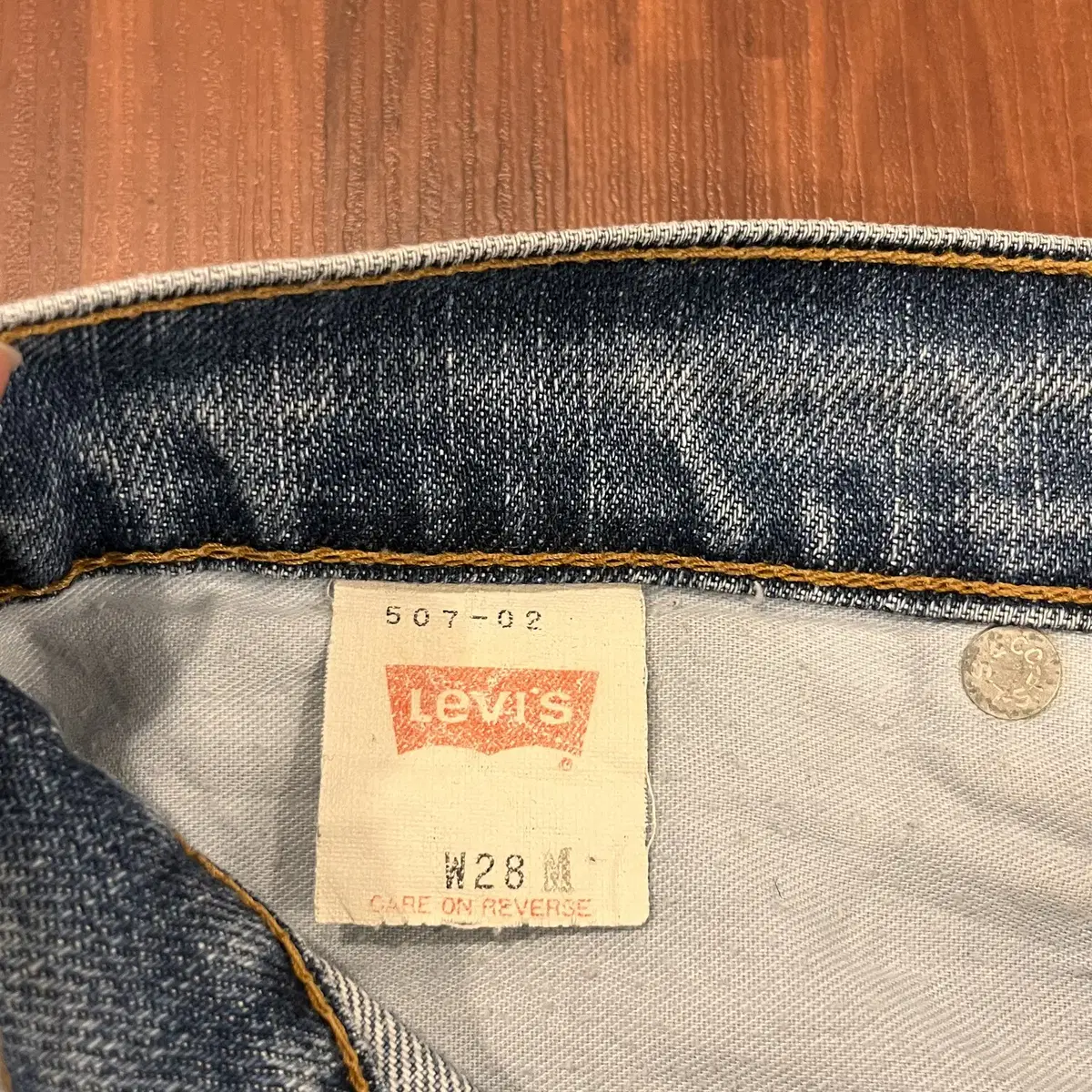 90s Levis 리바이스 507 데님 팬츠 (made in japan)