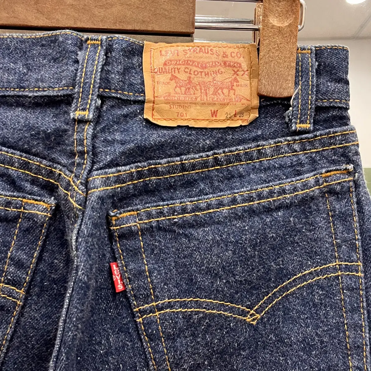 80s Levis 리바이스 701 데님 팬츠 (made in USA)