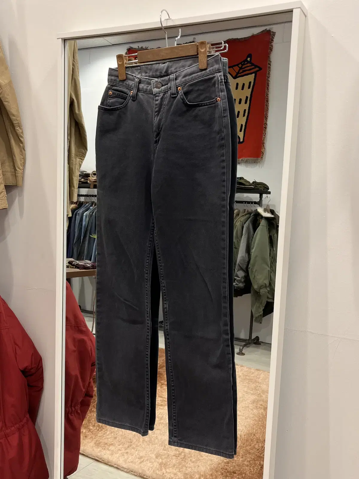 00s Levis 리바이스 508 흑청 데님 팬츠 (26inch)