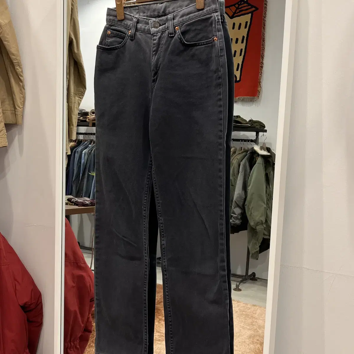 00s Levis 리바이스 508 흑청 데님 팬츠 (26inch)