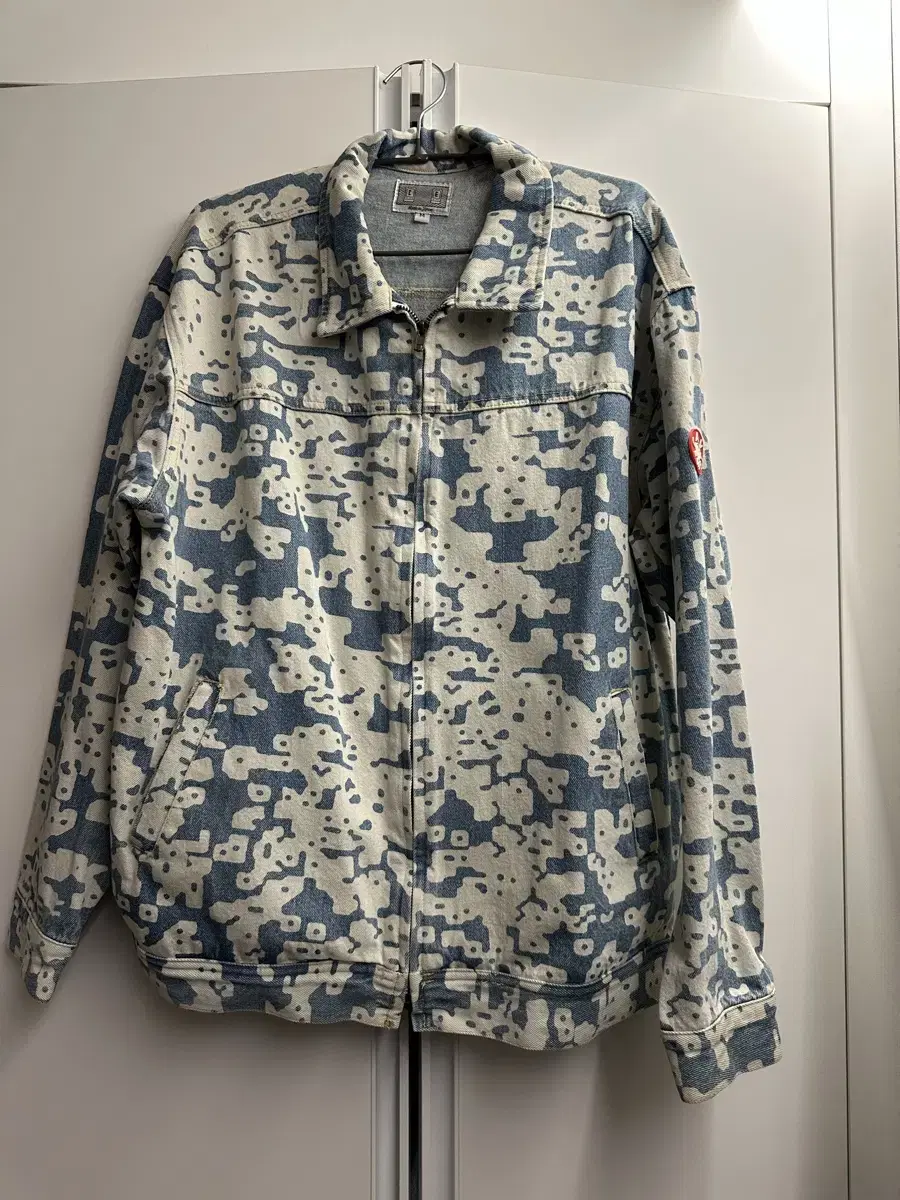 CAB-MT Denim Blouson Jacket with Noise Printing