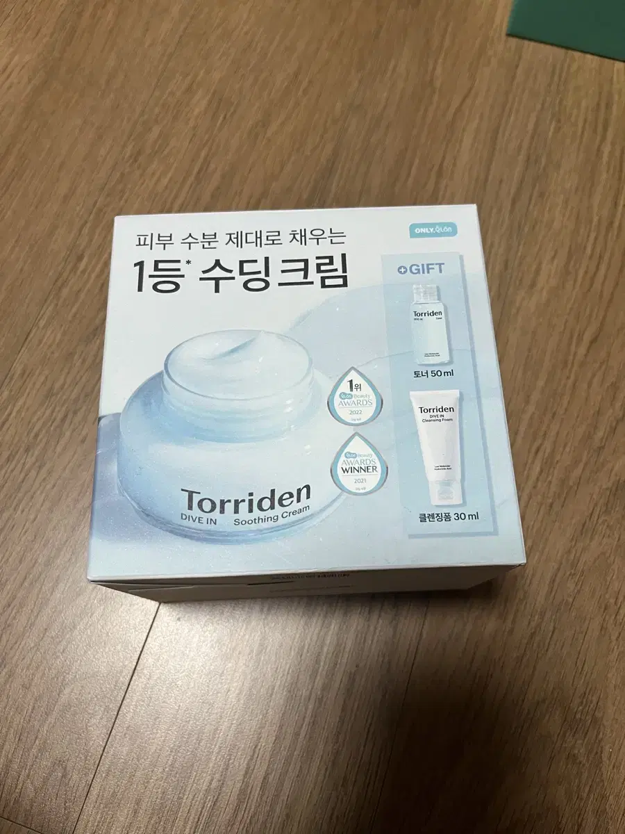 새상품,여러개가능) 100ml 토리든 - 다이브인 히알루론산 수딩크림 1