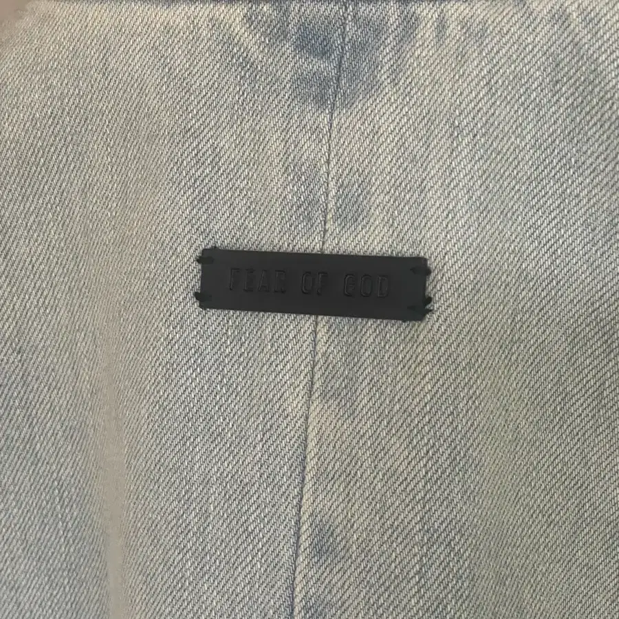 FEAR OF GOD full zip denim shirt