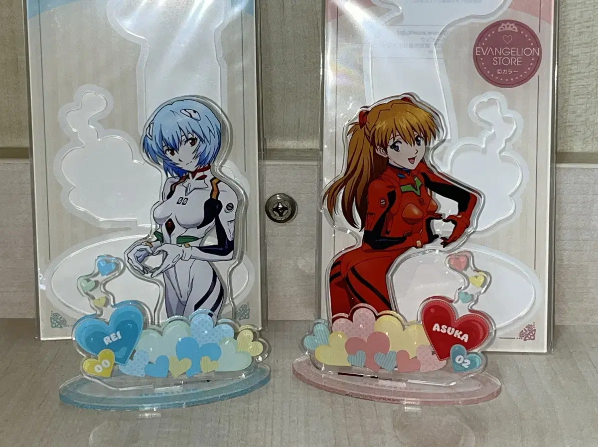 Evangelion lay Asuka Valentine Heart Acrylic