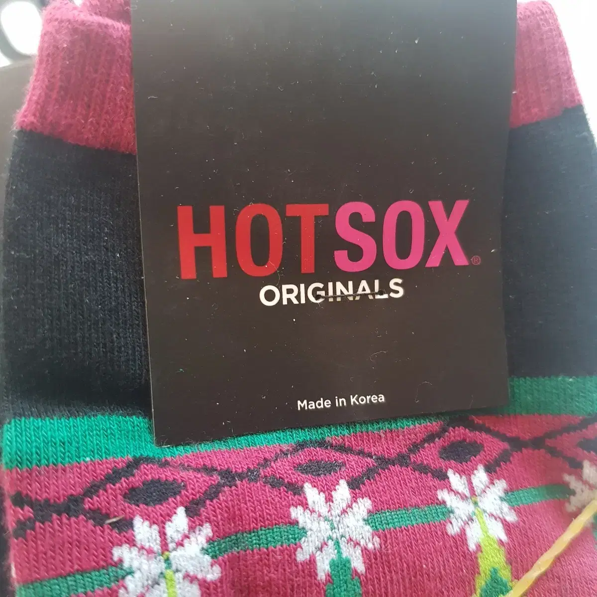 국산/남성양말 hotsox 빨강하트와 xmas트리 중 선택