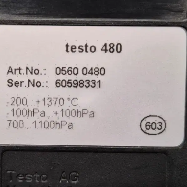 testo 480 0560 0480 다기능 종합 환경 측정기