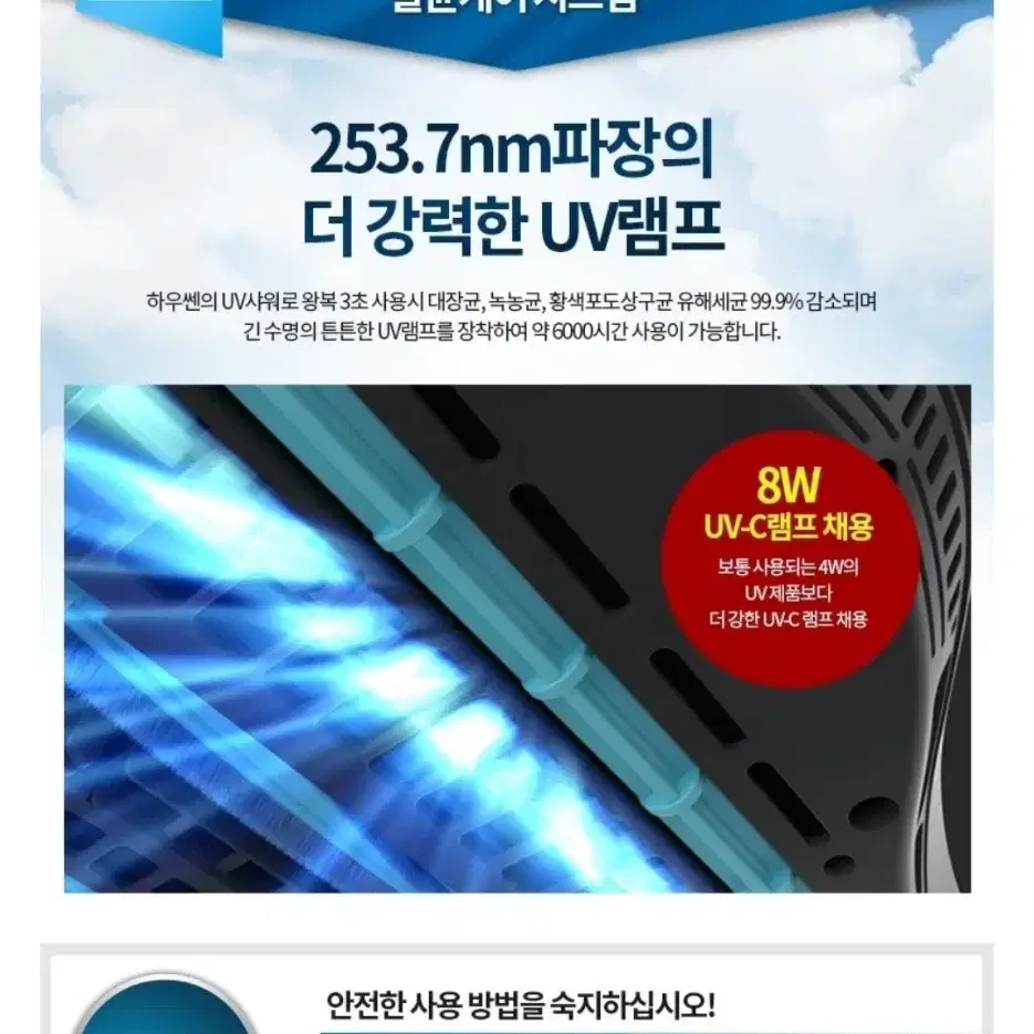 하우쎈 살균 침구청소기 프리미엄 에코드라이 HV-553KRWH 골드