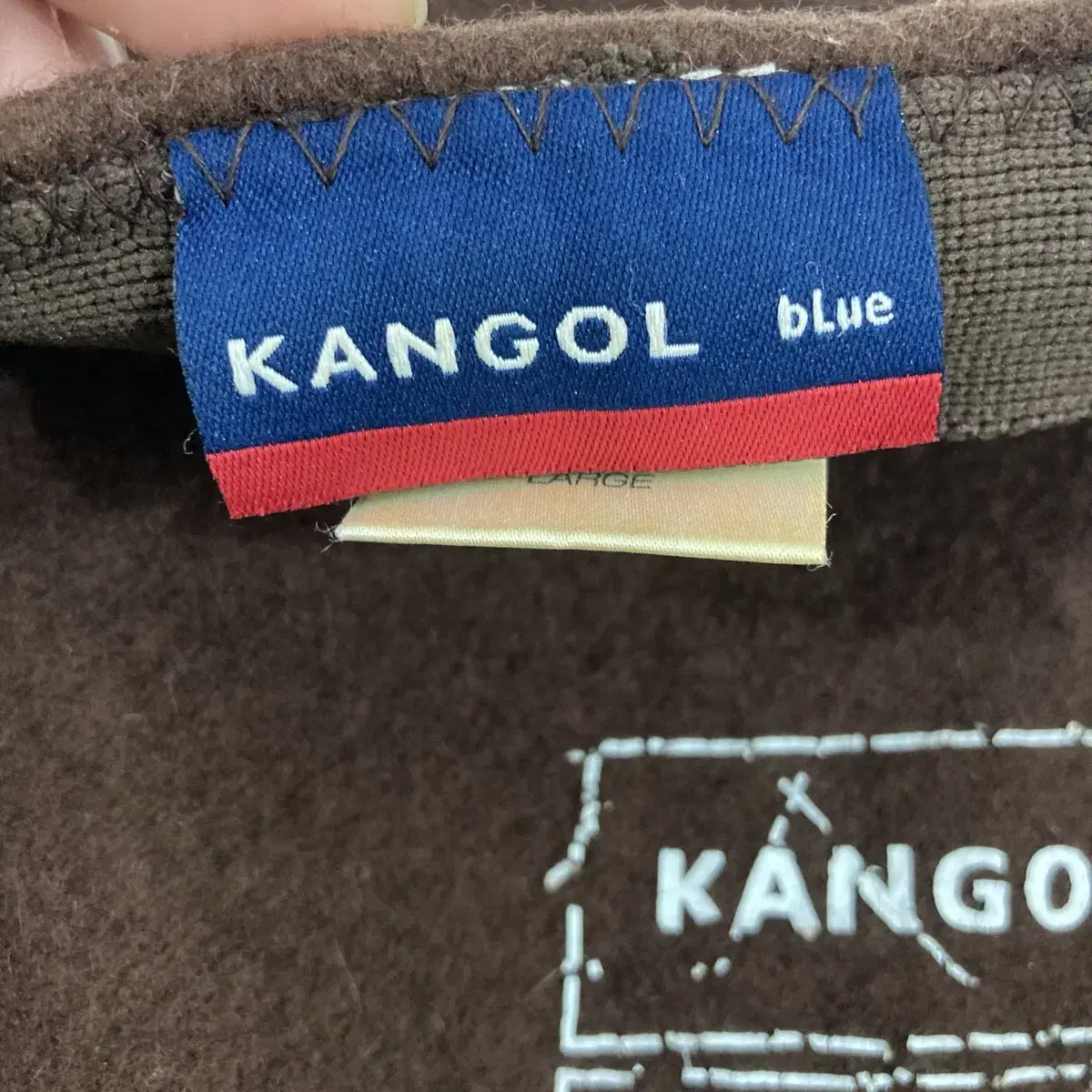 (빈티지)30%SALE 캉골 WOOL 504 브라운헌팅캡