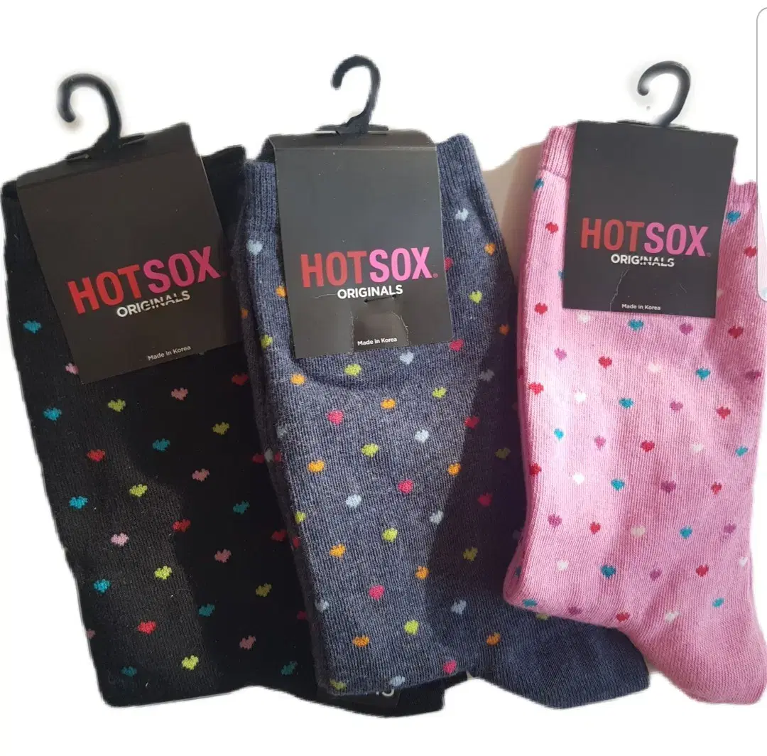 235~265mm hotsox 남여공용 미니하트 봄가을양말 면스판