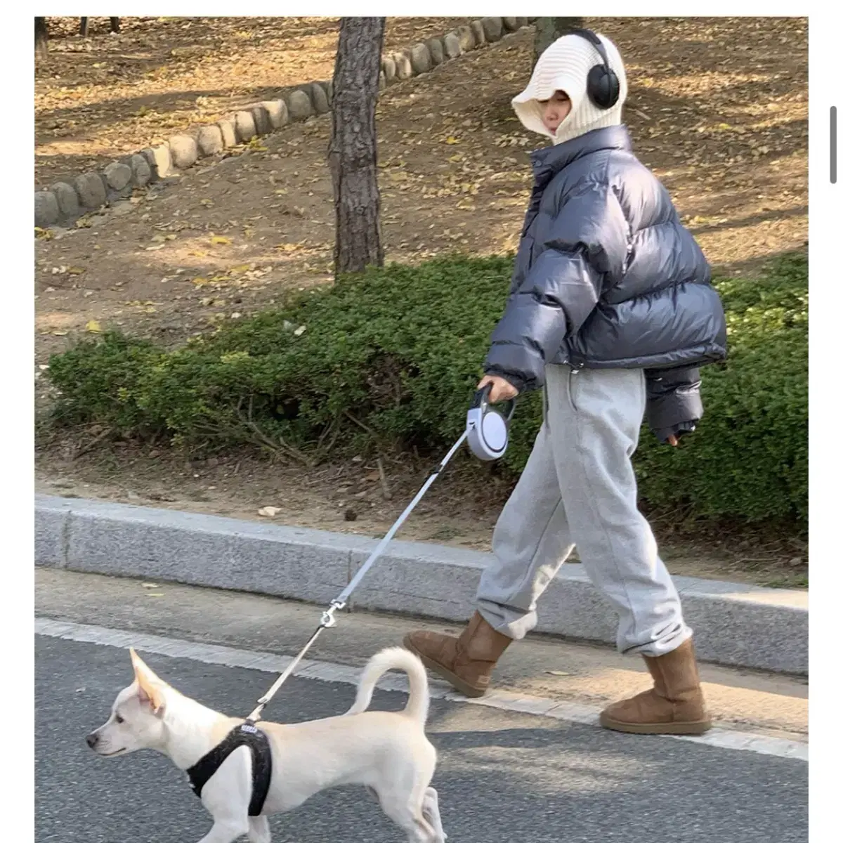 니어웨어 제작 숏 패딩