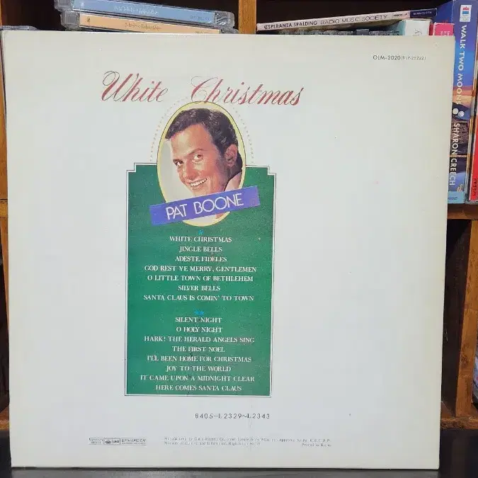 PAT BOONE 화이트 크리스마스 LP