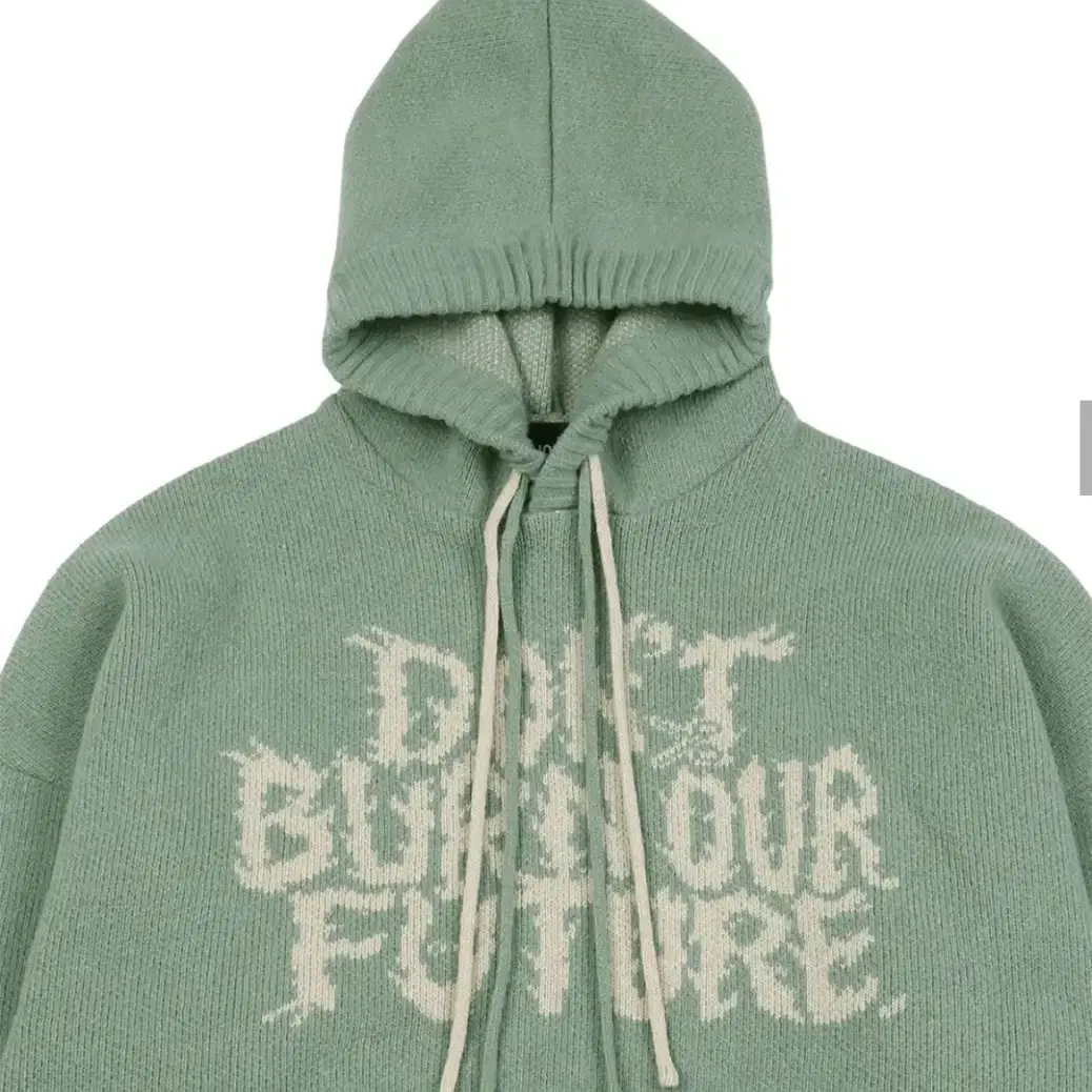 DBOF Wool Knit Hoodie [MINT]