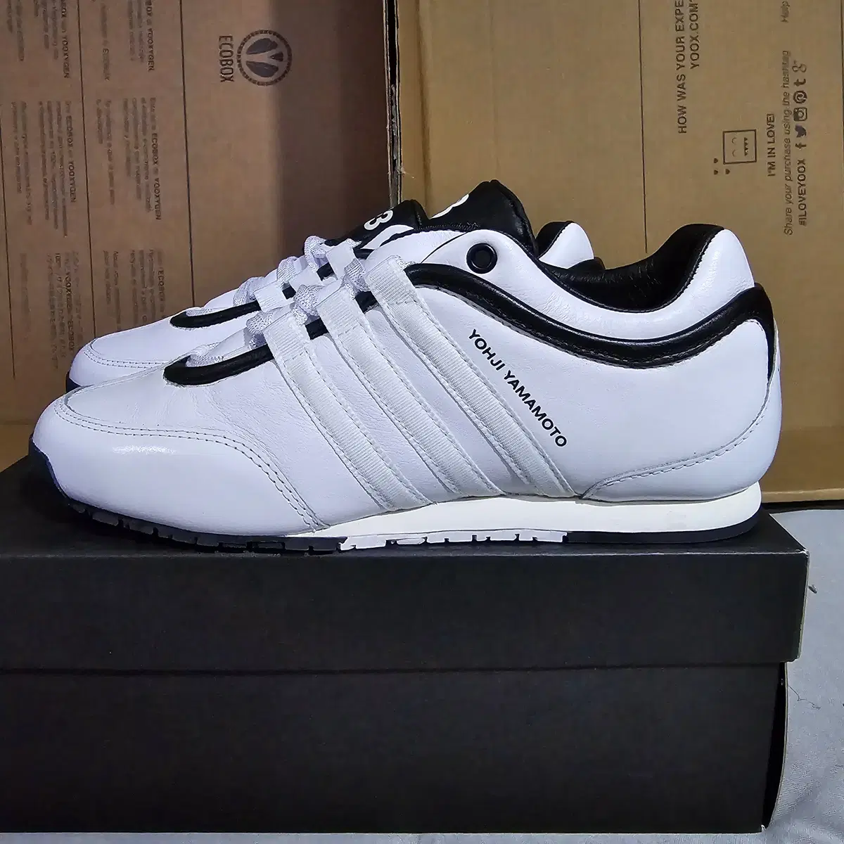 (240) Y-3 Boxing Sneakers White