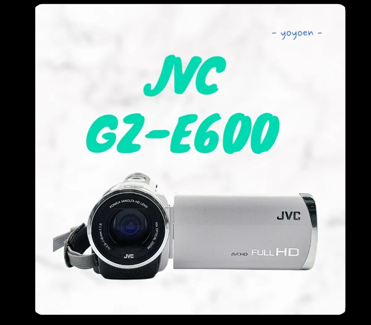 JVC GZ-E600 빈티지캠코더 [ 꾸미기0 ]