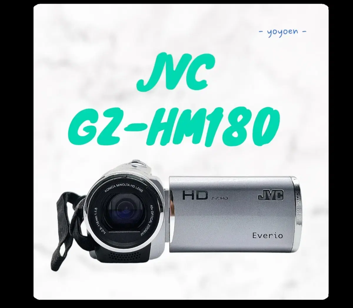 JVC GZ-HM180 빈티지캠코더 [ 꾸미기0/A급]