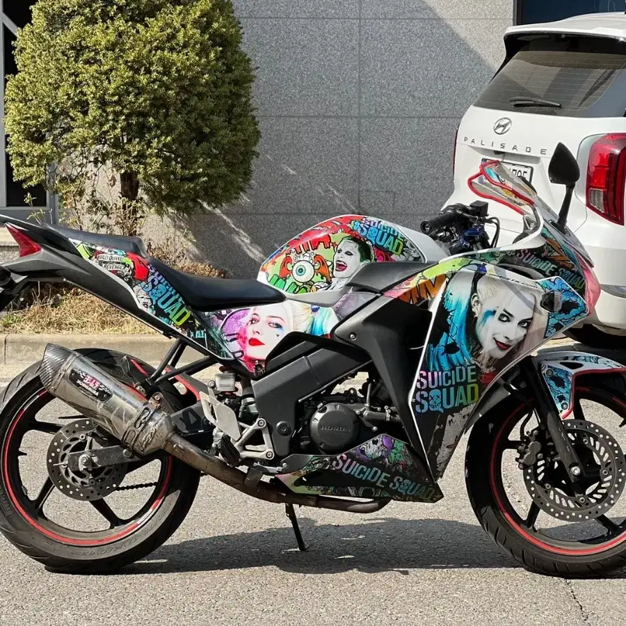 혼다 cbr125cc 14년식 할리퀸 커스텀 판매합니다