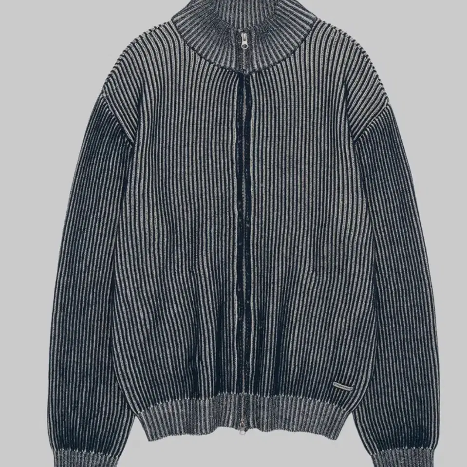 더 바이닐 하우스 vertical pattern cardigan L