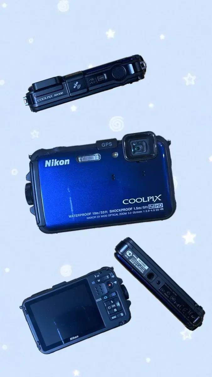 Nikon aw100 blue