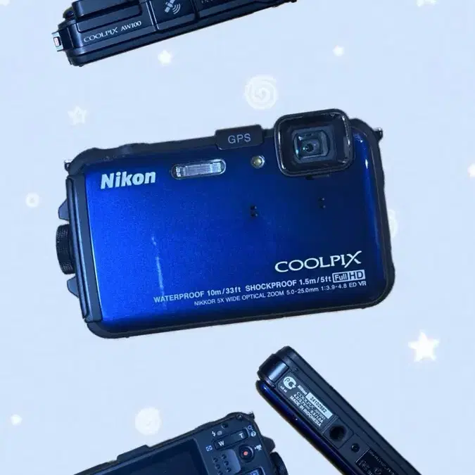 Nikon aw100 blue