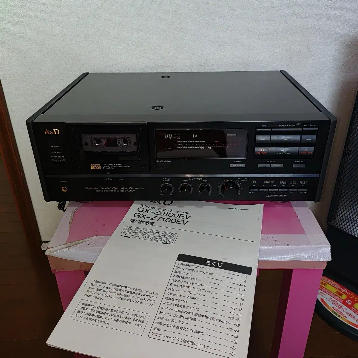 A&D 카세트 데크 3Head GX-Z7100EV 판매