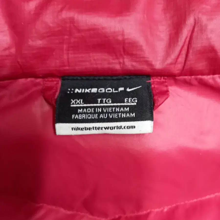 2XL110 NIKE GOLF 구스다운 골프조끼 다크레드 2XL-40