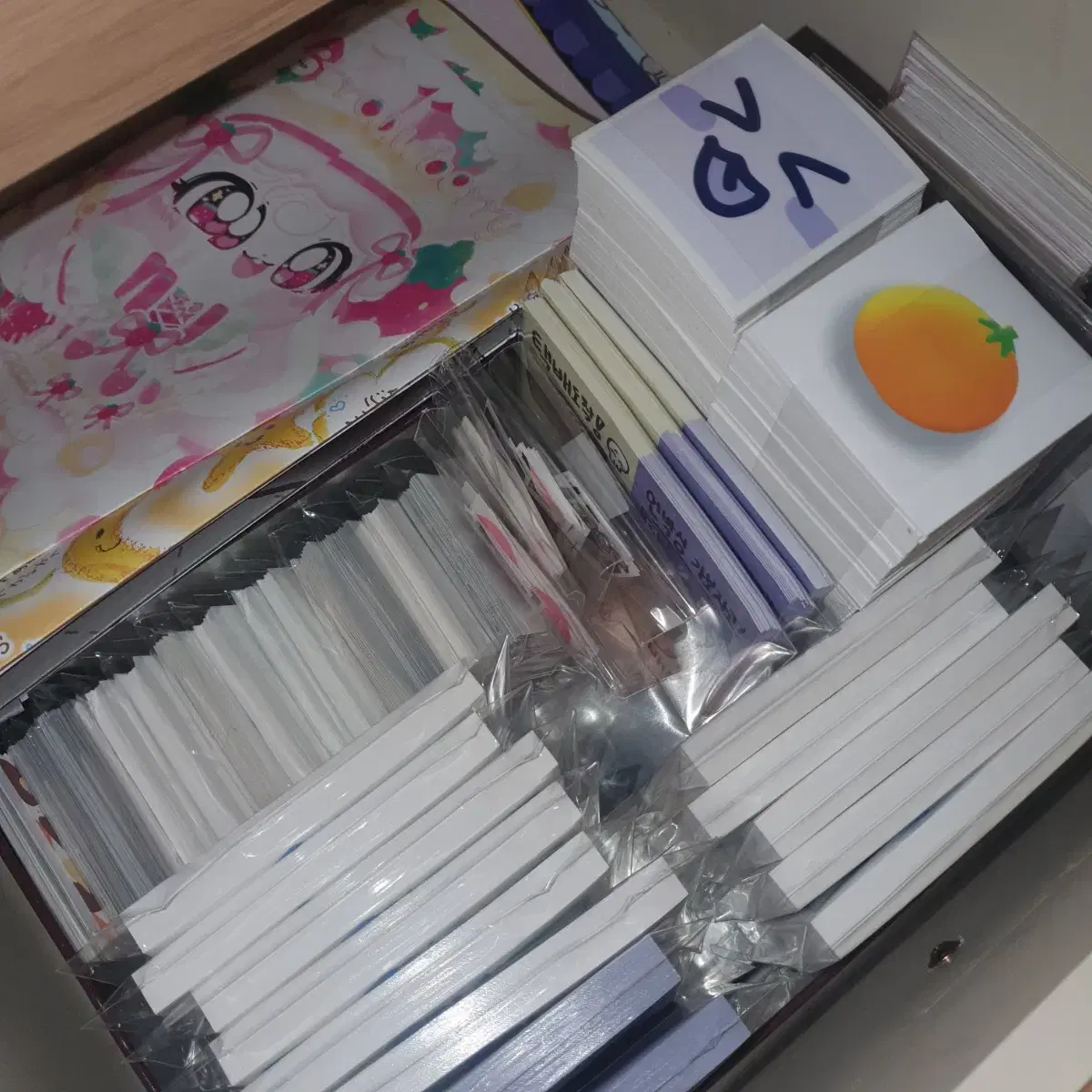 흑냥이 칼조심 판매계 택배 마감용 포용계 판스티커 판매 무광