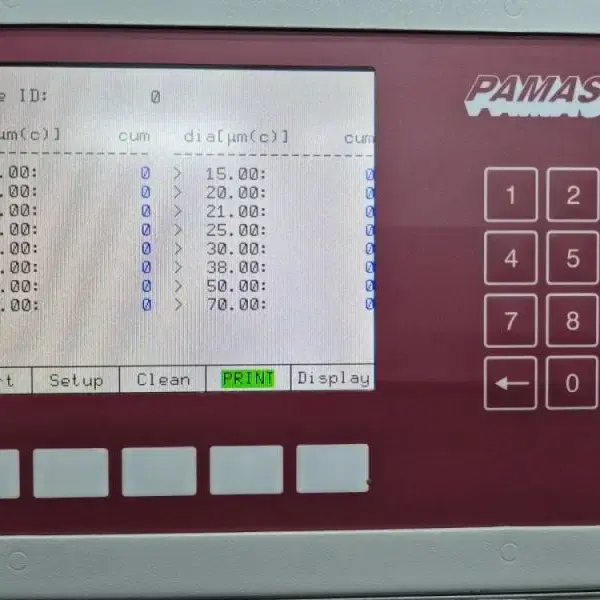 PAMAS SBSS Particle Counter 오염도분석기 입자계수기