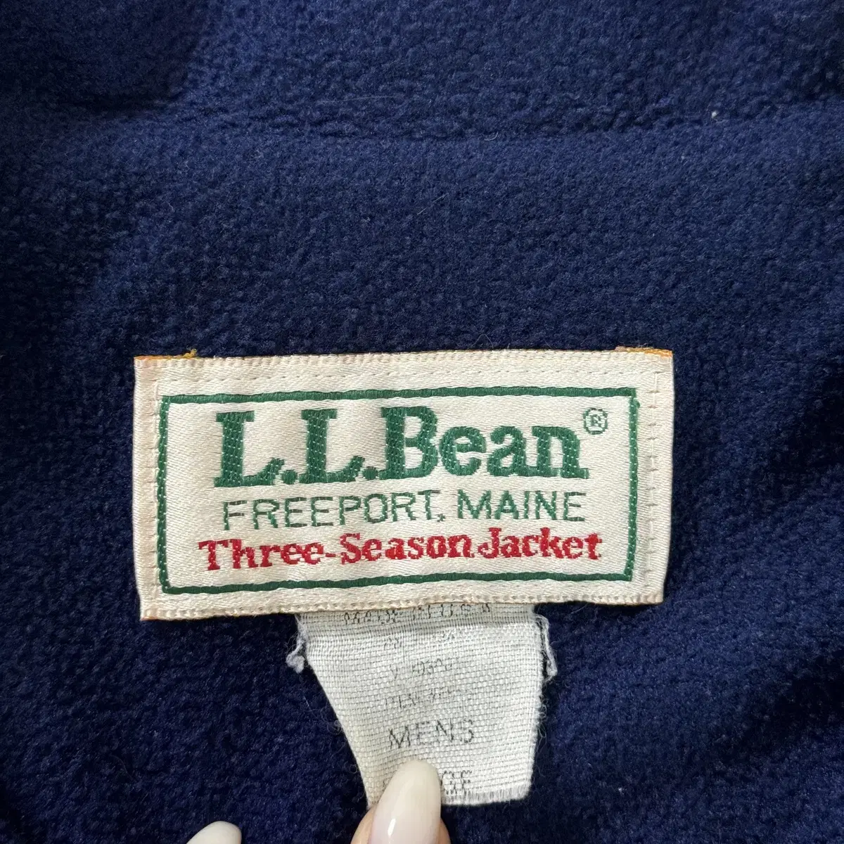 90s L 사이즈 LLBEAN 엘엘빈 봉태규 웜업자켓