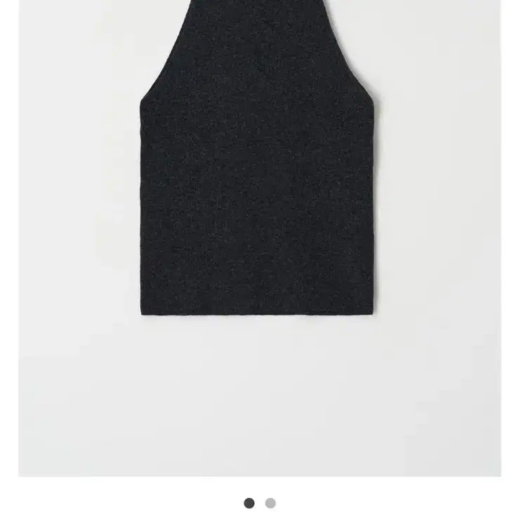 윤슬샵 cash turtleneck sleeveless(charcoal)