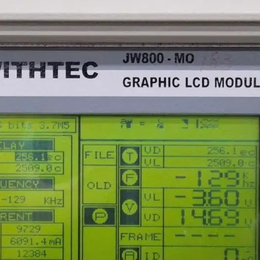 WITHTEC JW800-MO Graphin LCD 모듈테스터