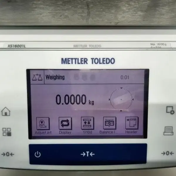 Mettler Toledo XS16001LV 정밀 전자저울