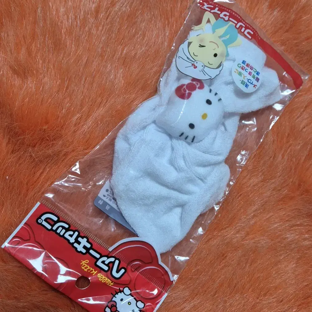 HELLO KITTY 헬로키티 헤어캡 세안밴드