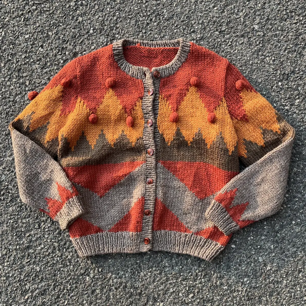 Vintage knit cardigan