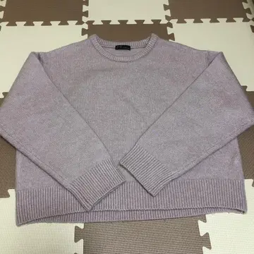 글로벌 워크 타카야마 나오코 콜라보레이션 허그미 크루 쇼트 풀오버 새상품