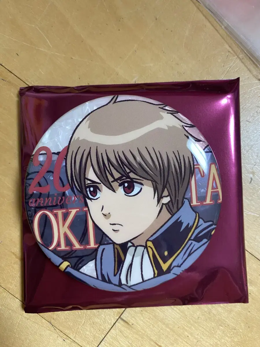 Gintama 20th Anniversary Circus pop up popup store Okita Sougo Big Can Badge Hijikata