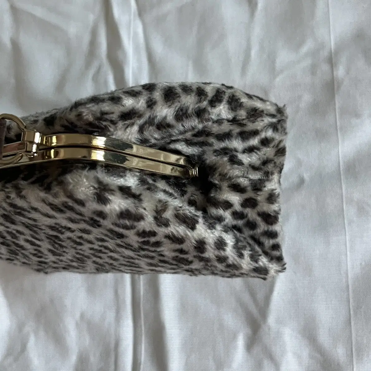 Leopard 2way fake fur mini Bag