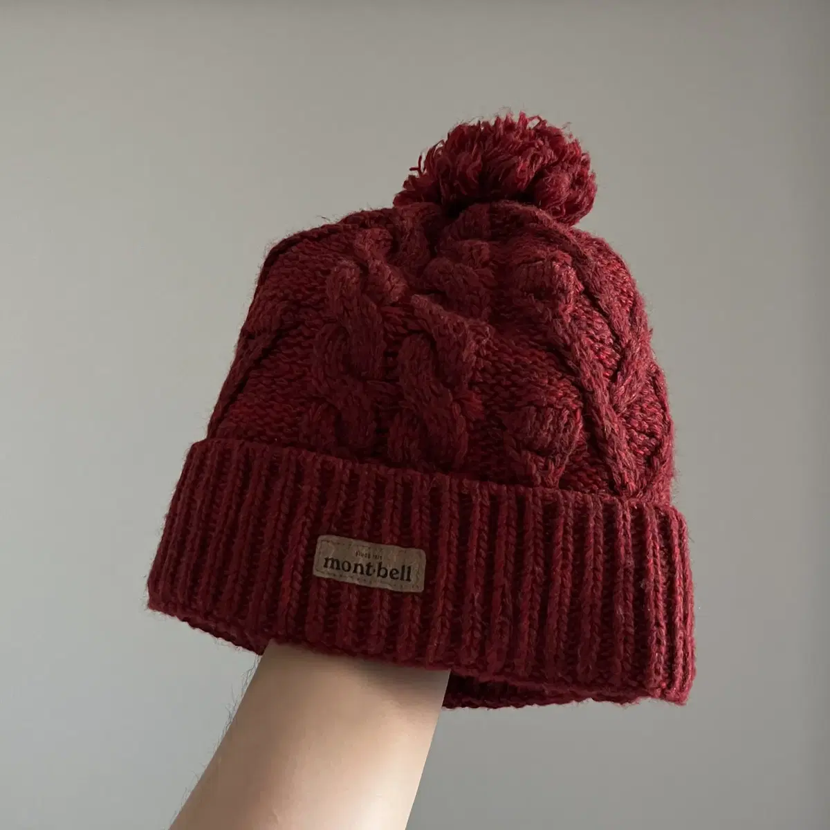 MONT-BELL wool knit Beanie